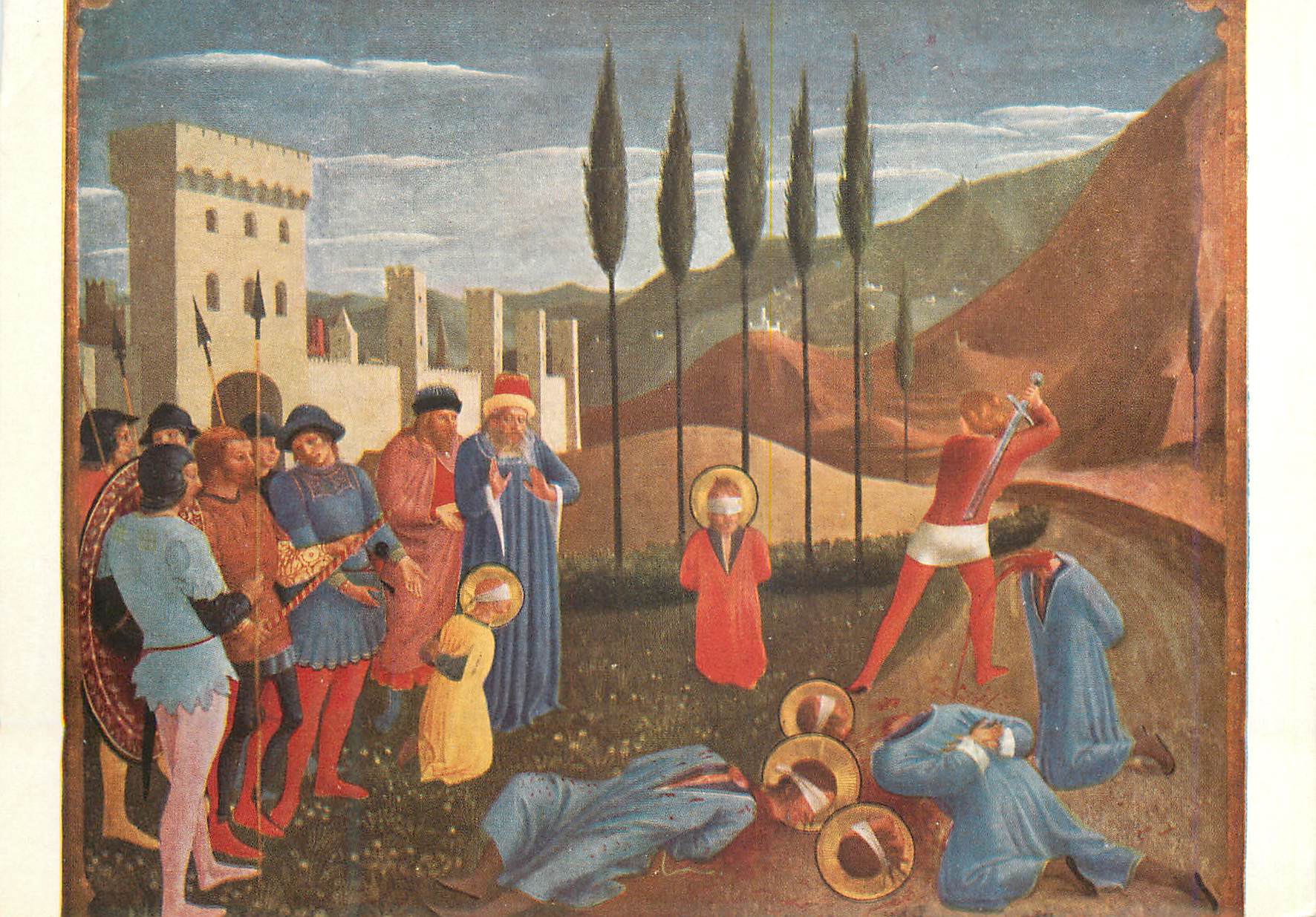 CPM Fra angelicco martyre de saint cosme et saint damien (1387 1455)