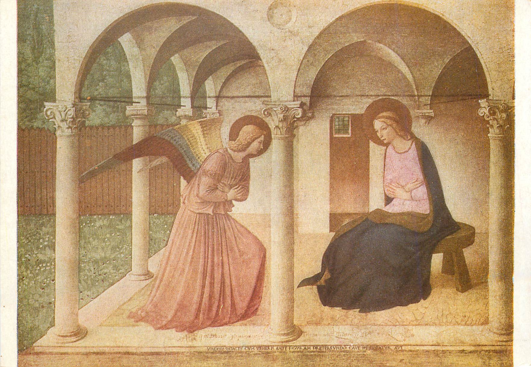 CPM Fra giovanni de fiesole dit beato angelicco (1387 1445) l'annonciation