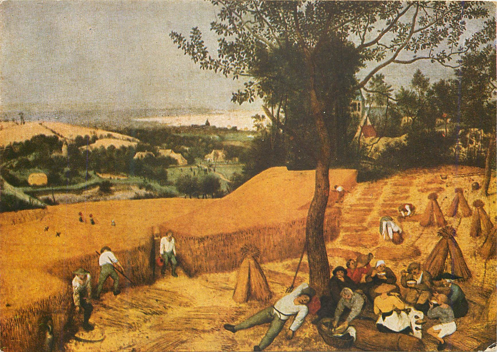 CPM Peeter brueghel l'ete '(la moisson) (1528 1569)