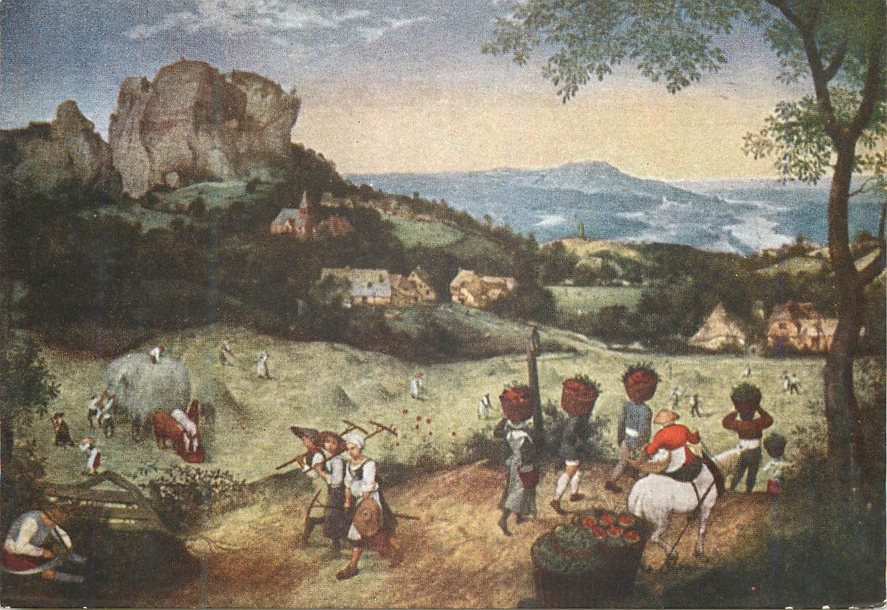 CPM Peeter brueghel (vers 1528 1569) la fenaison