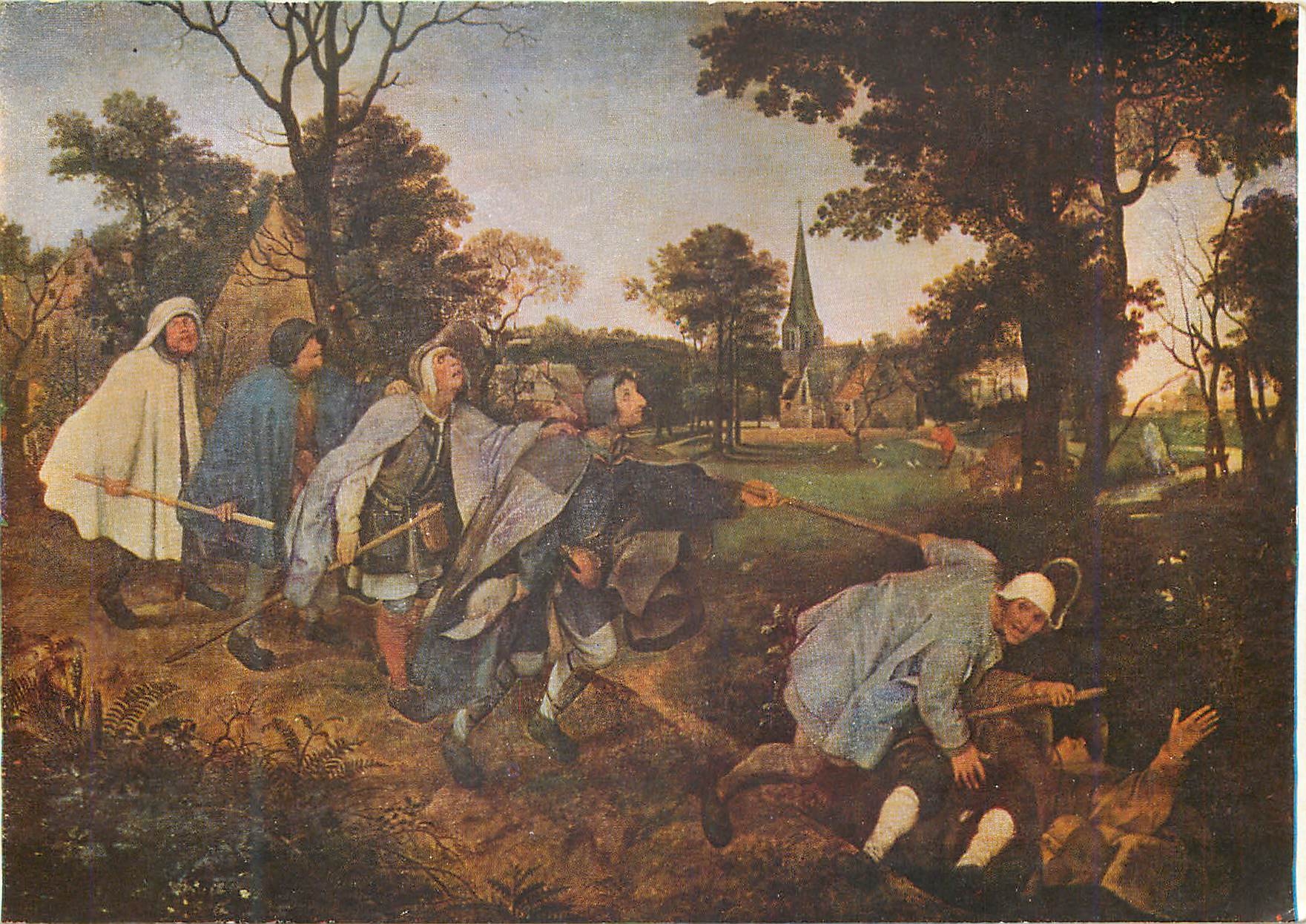 CPM Peeter brueghel le vieux(vers 1528 1569) la parabole des aveugles