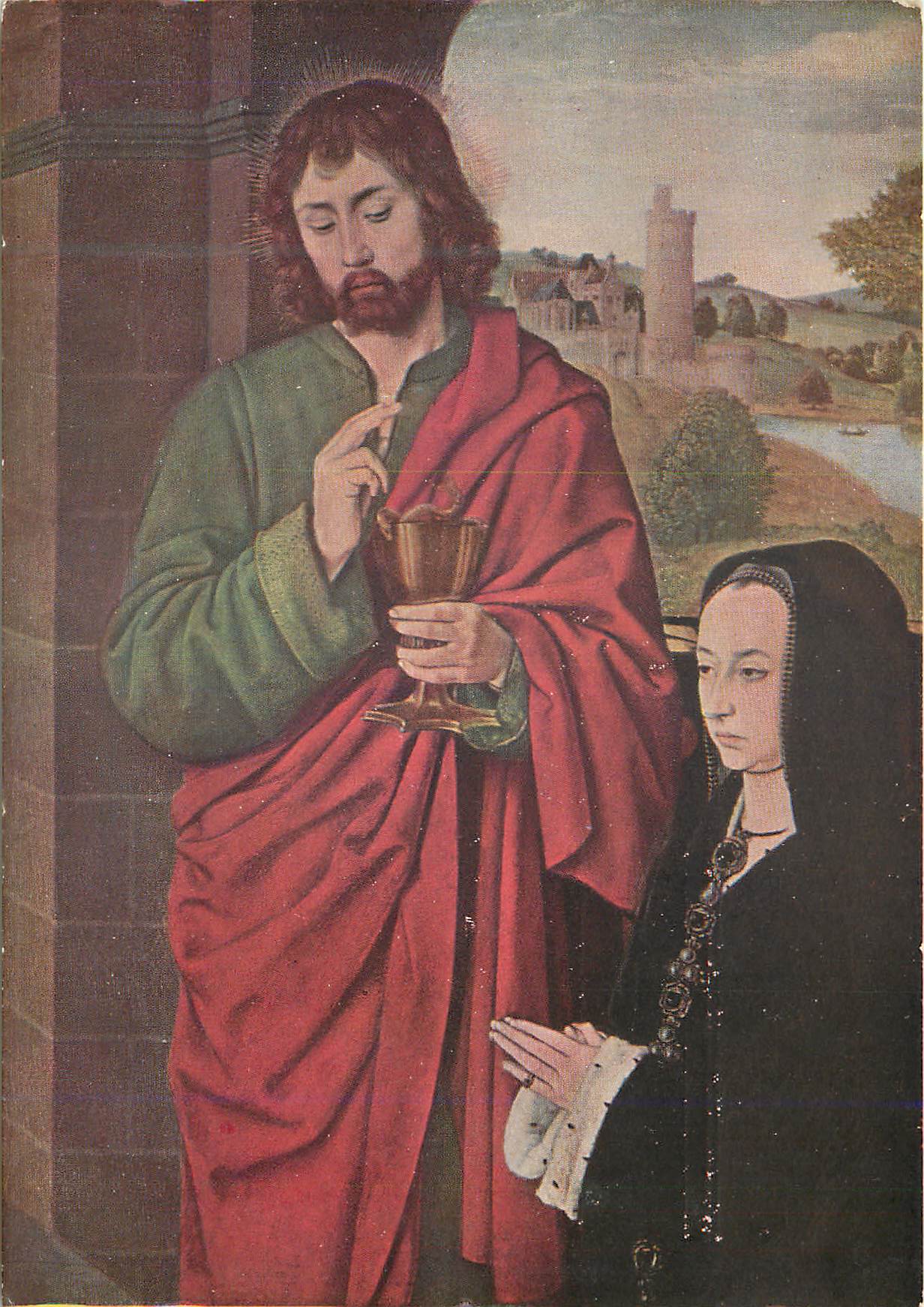 CPM Le maitre de 1488 (fin du XVe s) anne de france ducheste de bourbon dame de beaujeu fille de louis XI