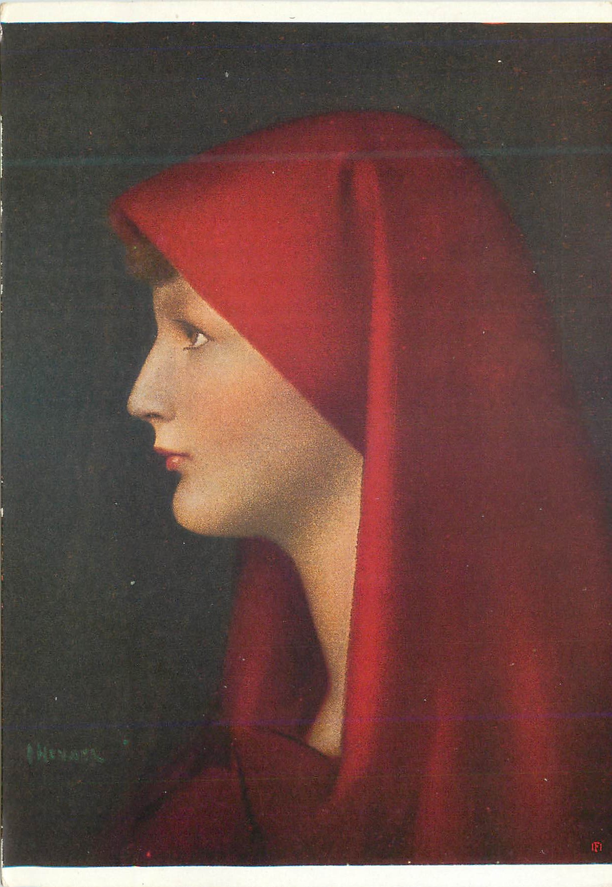 CPM Jean jacques henner (1829 1905) fabiola (ecole francaise)