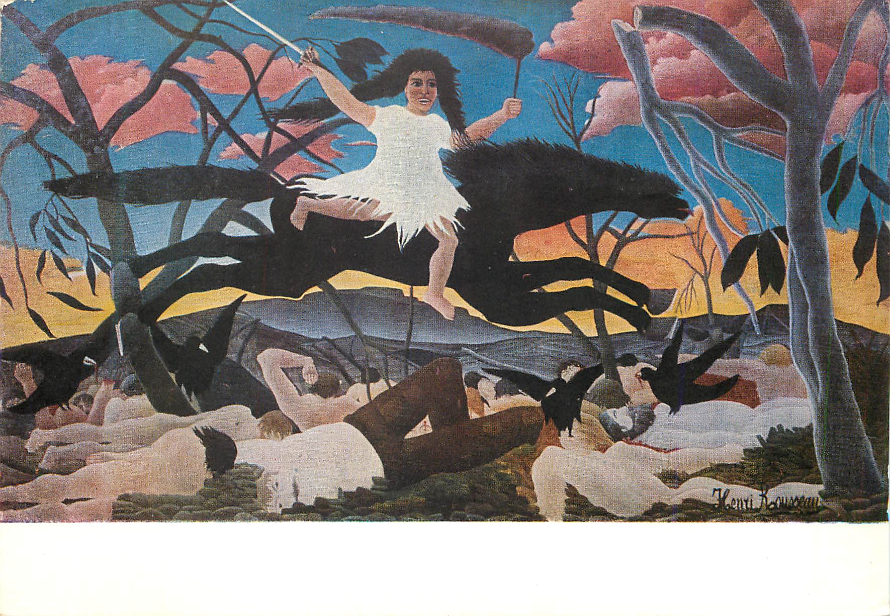 CPM Henri rousseau dit le douanier (1844 1910) la guerre