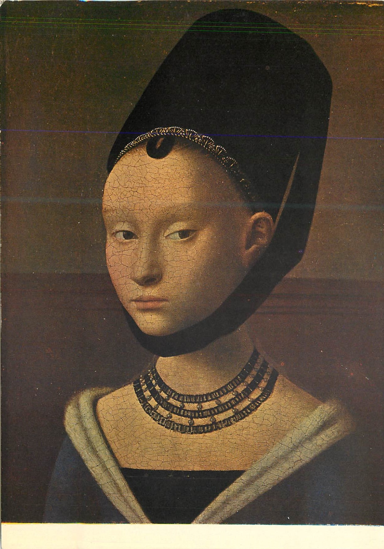 CPM Petruis christus (? 1472) portrait de jeune fille