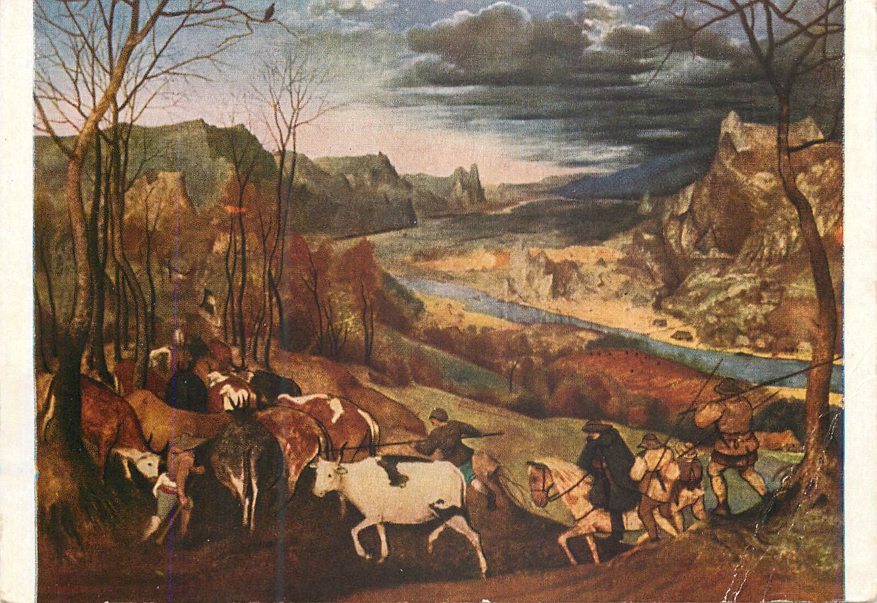 CPM Peeter brueghel (vers 1528 1569) paysage autommal