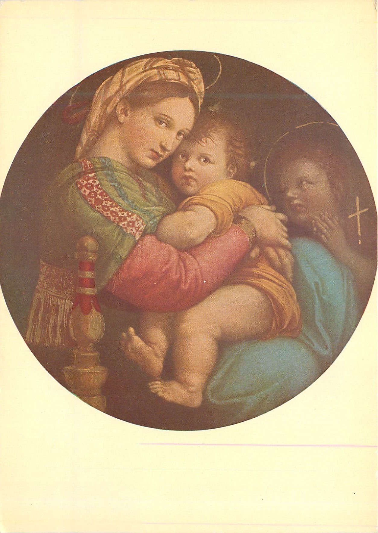 CPM Santi (rafaello) dit raphael sanzio (1483 1520) la vierge a la choise