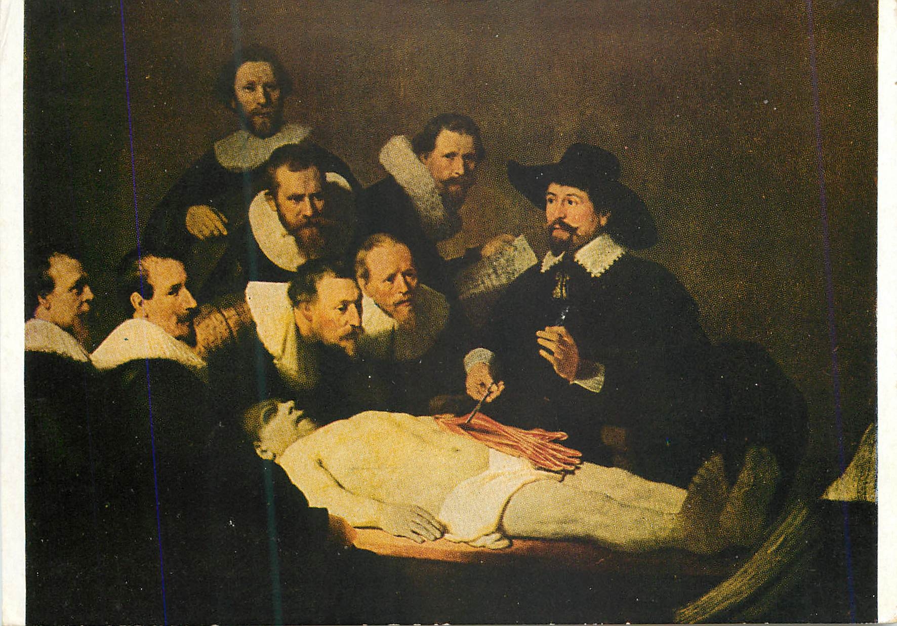 CPM Van ry REmbrandt (1606 1669) la lecon d'anatomie