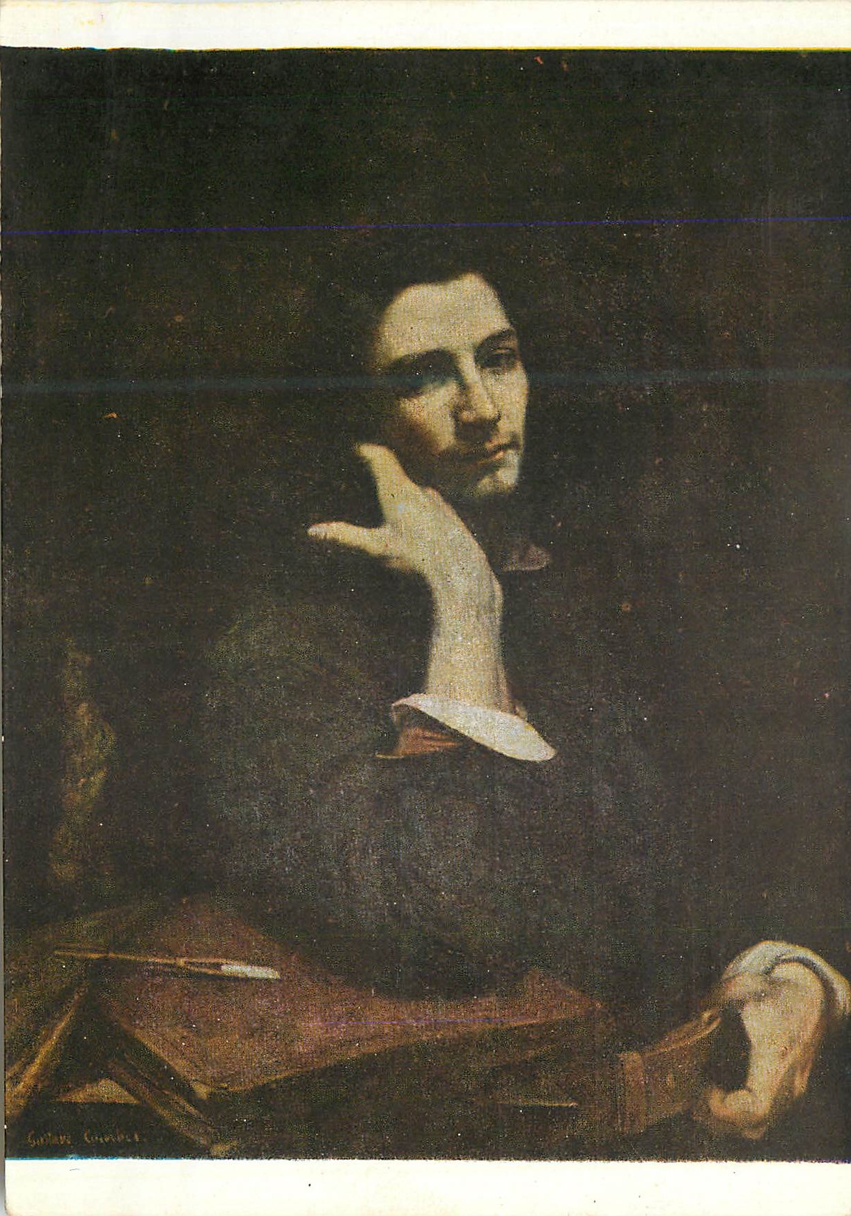 CPM J D Gustave Courret (1819 1877) l'homme a la ceinture de cuir
