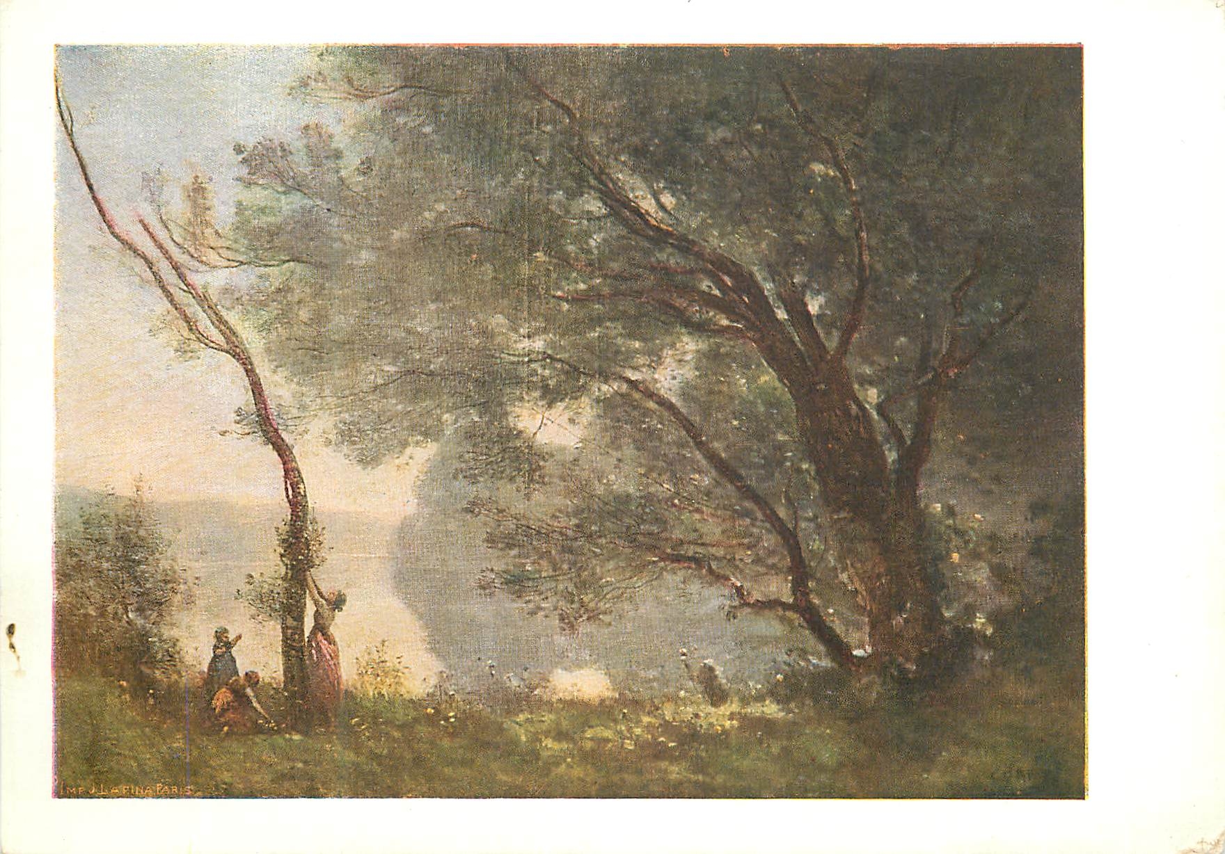CPM J B Corot (1796 1875) paysage