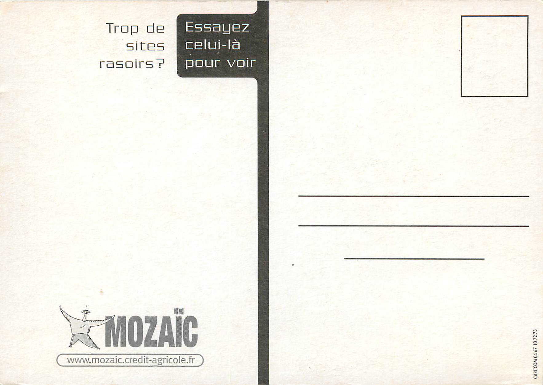 CPM Mozaic Credit Agricole  — Rückseite