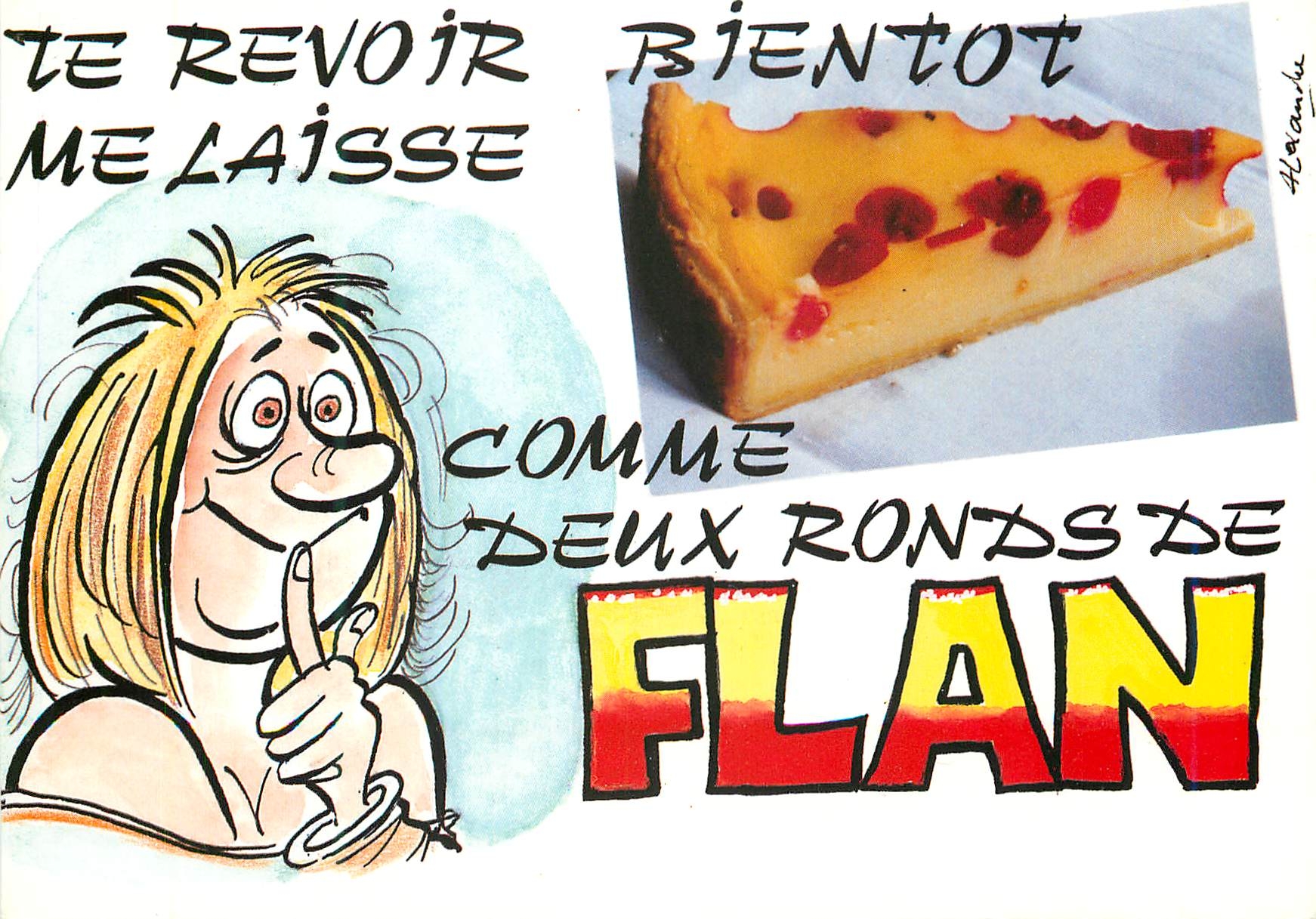 CPM Le revoir bientot me laisse comme deux ronds de flan