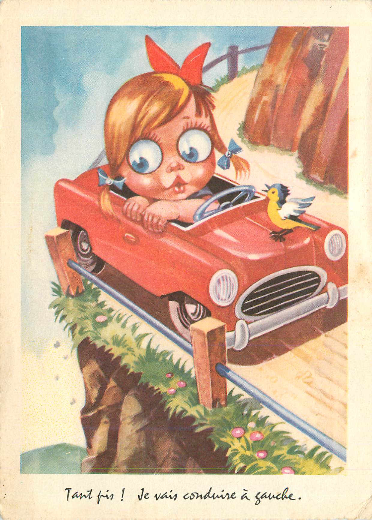 CPM Tant pis je vais conduire a gauche Enfant Automobile