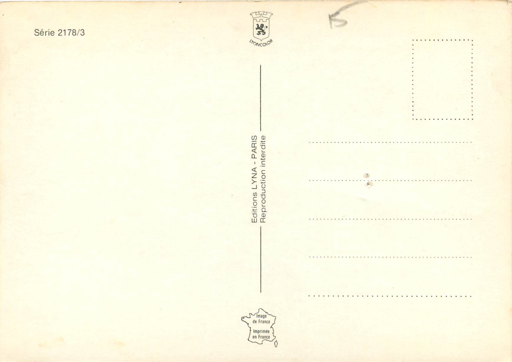 CPM Un regard qui en dit long Chenilles — Verso