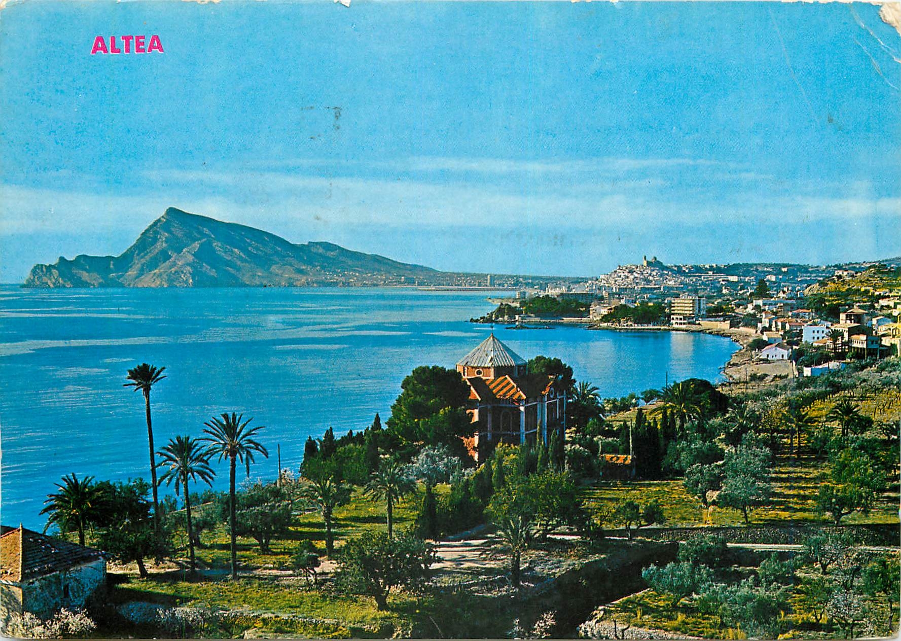 CPM Altea (alicante) vue prise de la oha