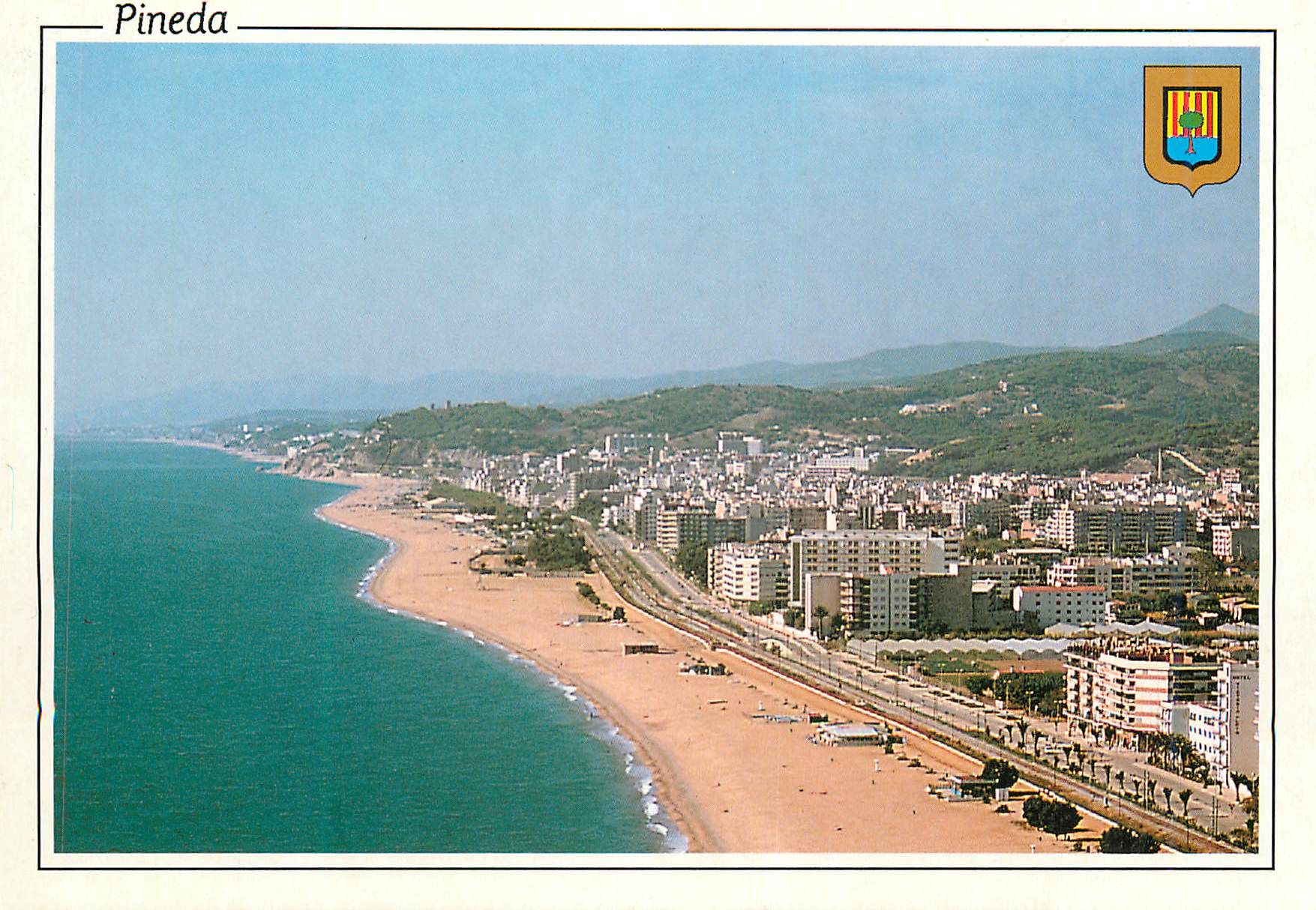 CPM Pineda (barcelona) vue aerienne