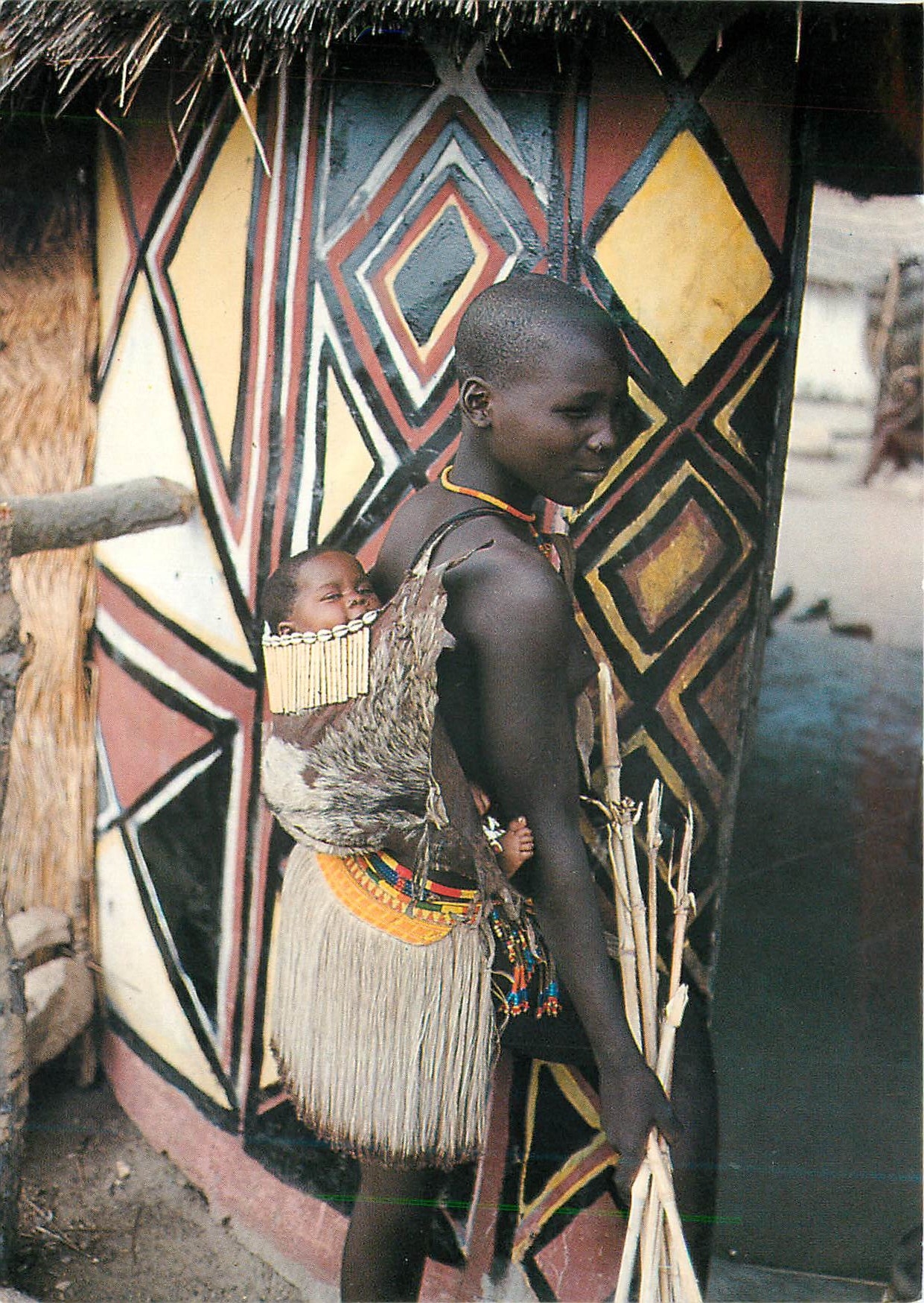 CPM Couleurs du cameroun jeune mere fali ford cameroun