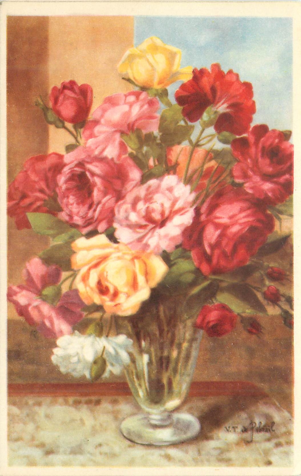 CPM Fleurs pibrail