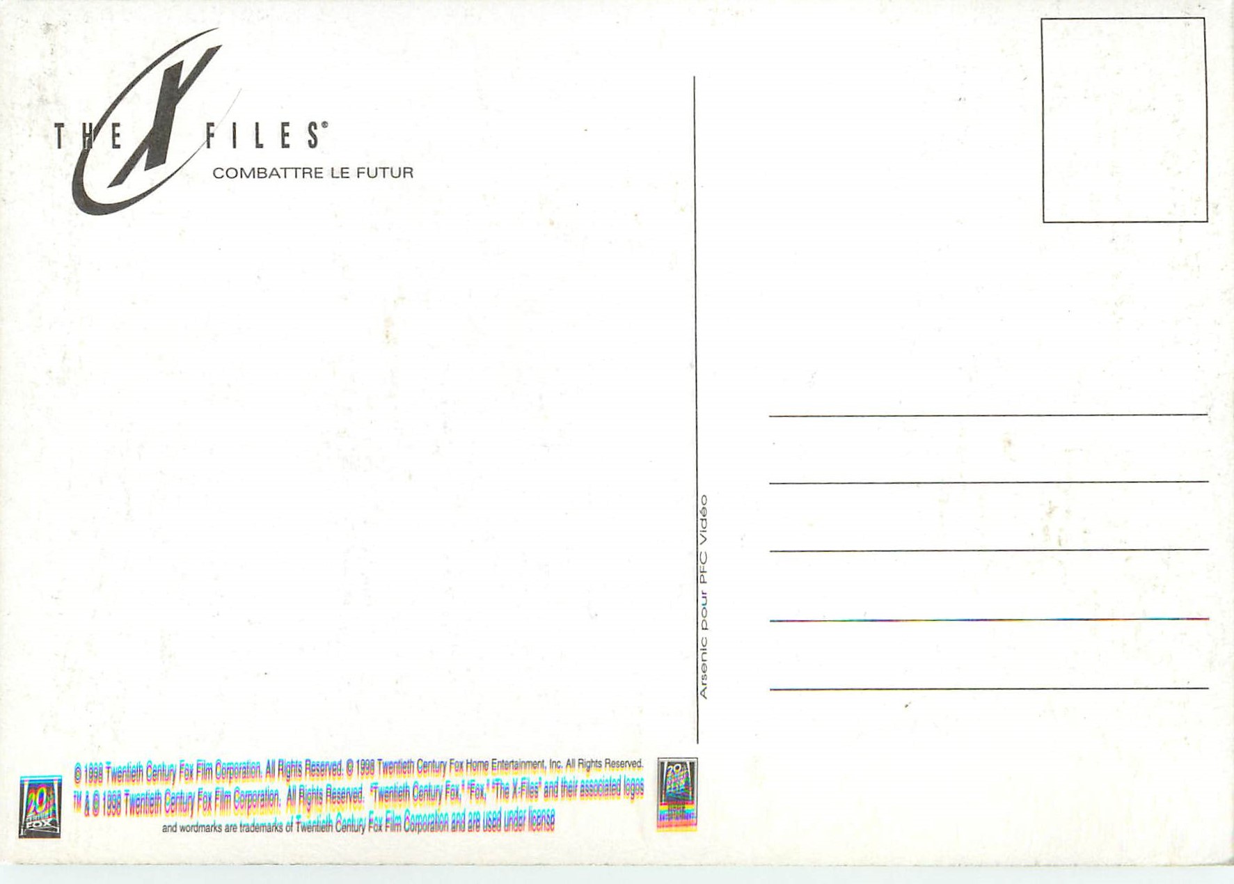CPM Combatre Exclusivement au cinema le 21 oct 1998 — Back
