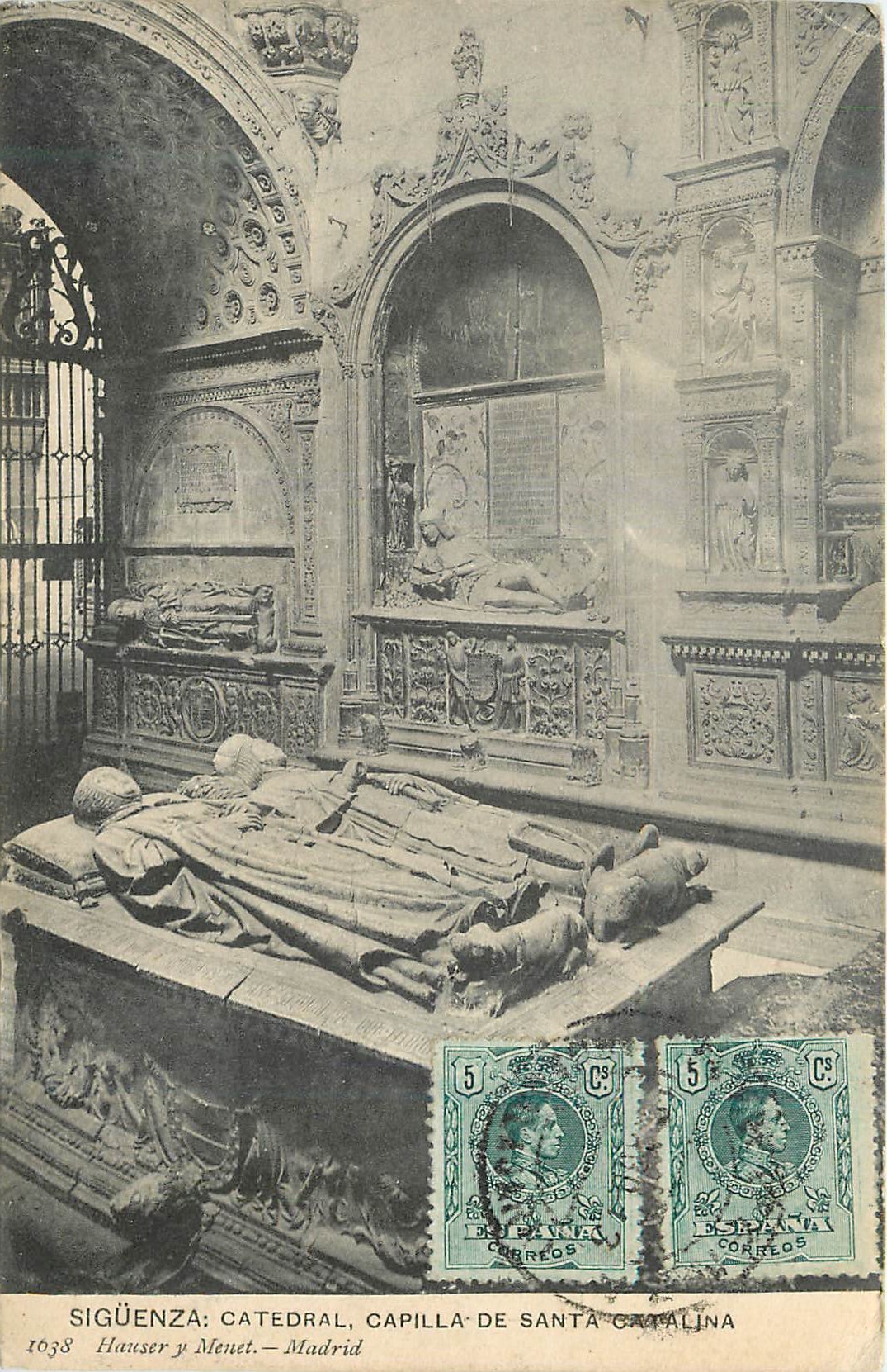 CPA Siguenza catedral capilla de santa catalina madrid