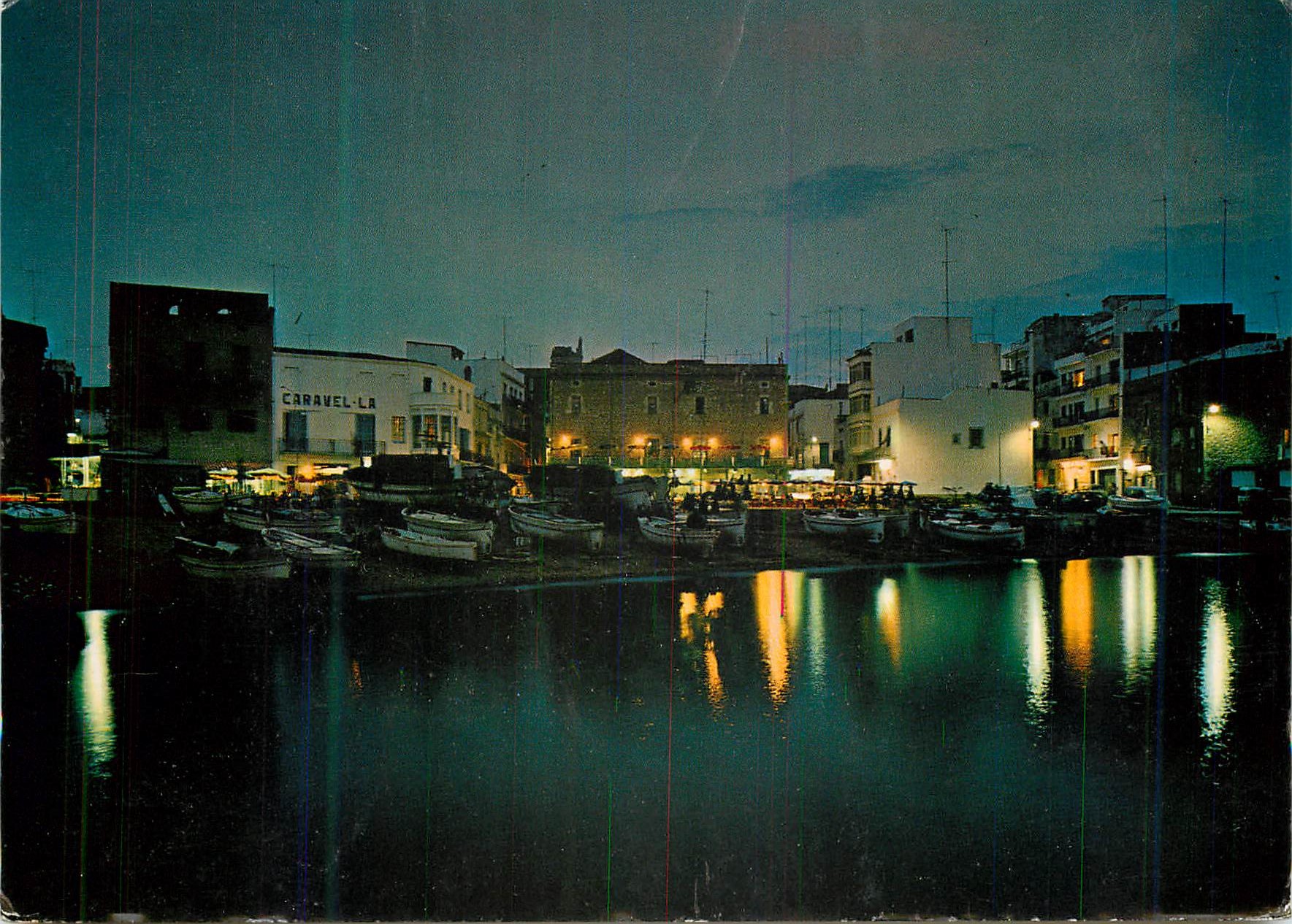 CPM Costa brava la escala puerto de pescadores de noche