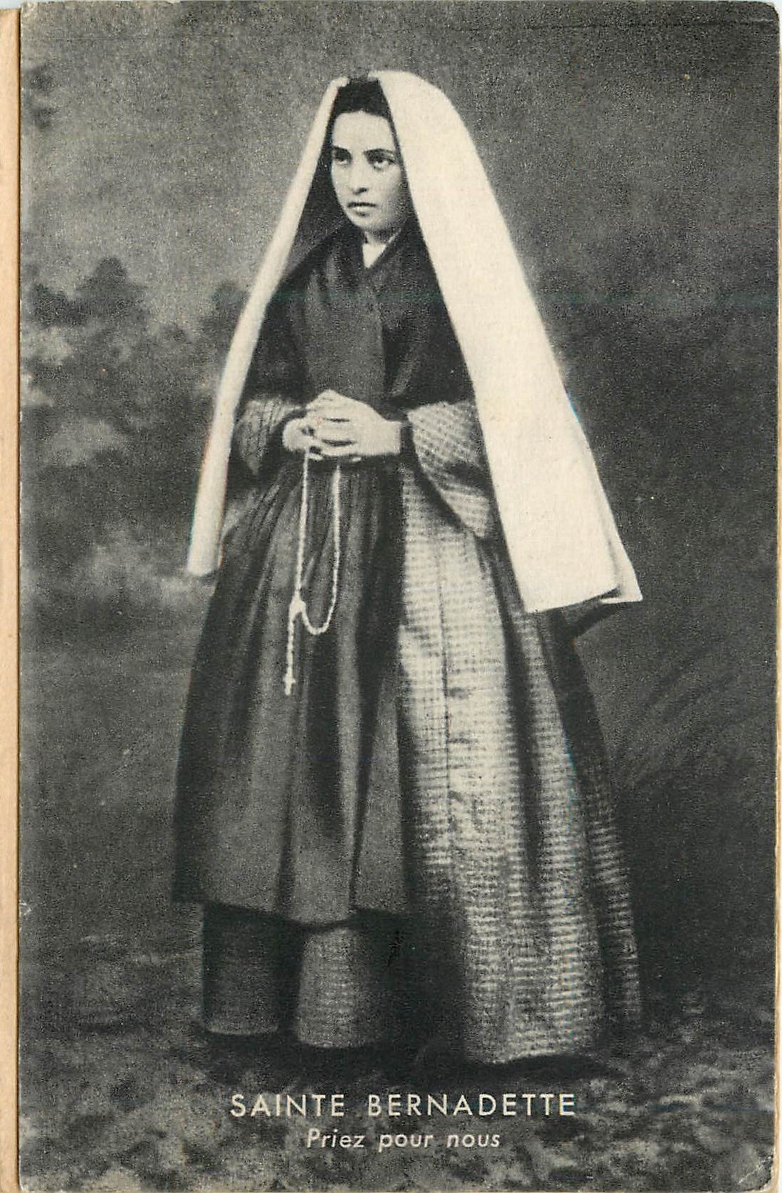 CPA Rouen palais de justice Sainte bernadette Preiz pour nous