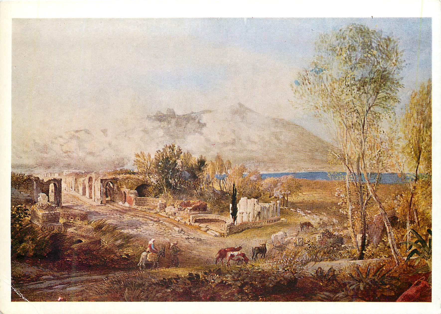 CPM Samuel palmer (1805 1881) street of the tombs pompeli 1838 water colout