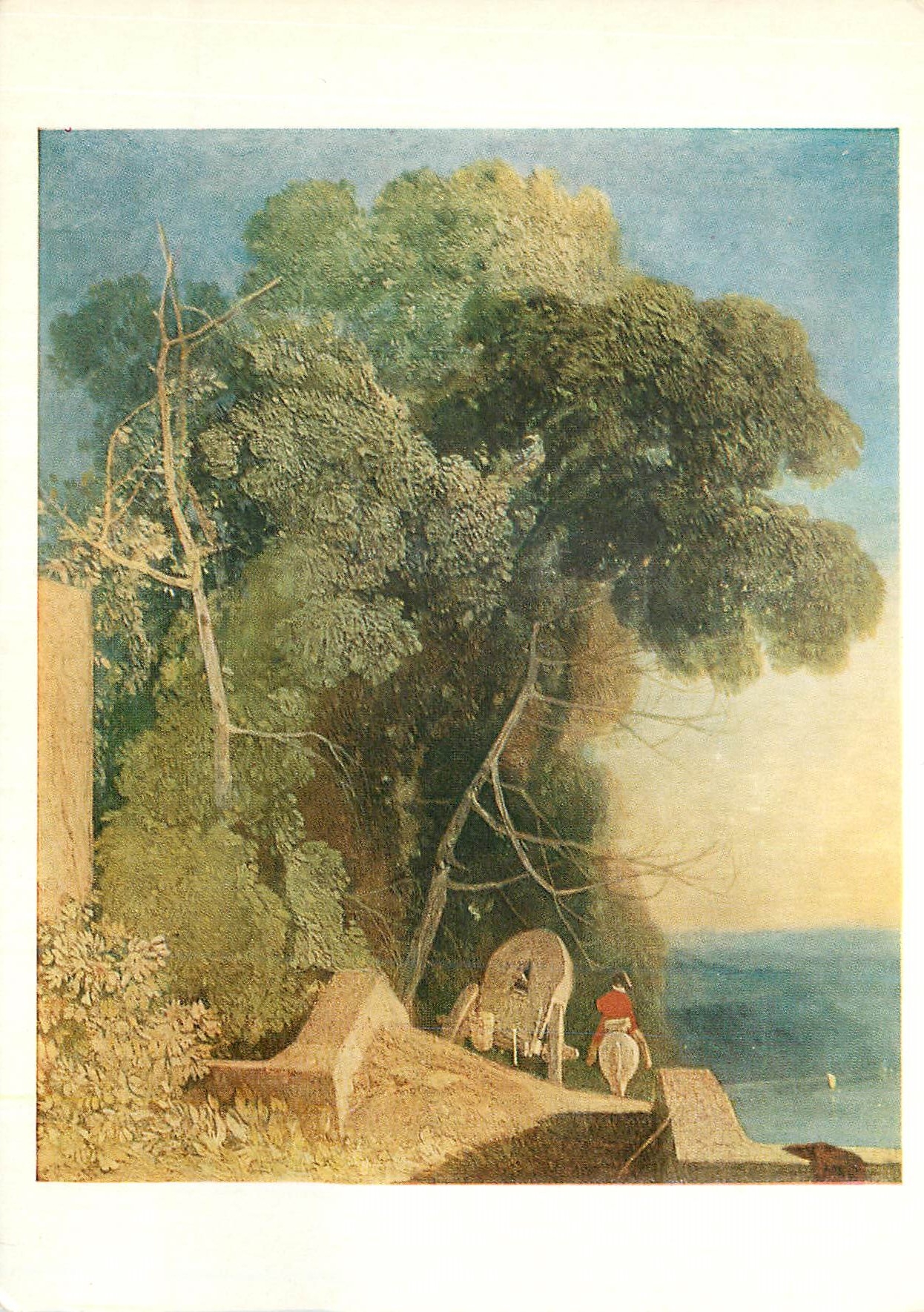 CPM Norwich castle museum john sell cotman (1782 1842) the baggage waggon