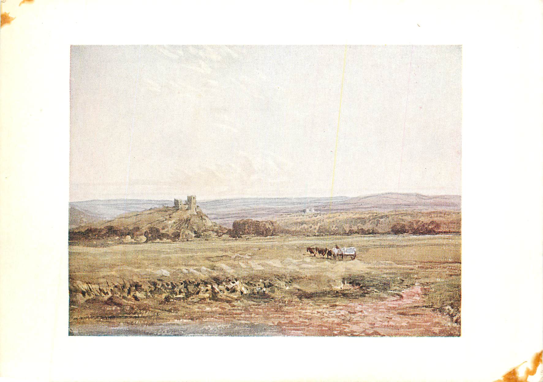 Dryslwyn Castle, Vale of Towy — David Cox (1783-1859) — Waterlow & Sons Limited, London, B 89
