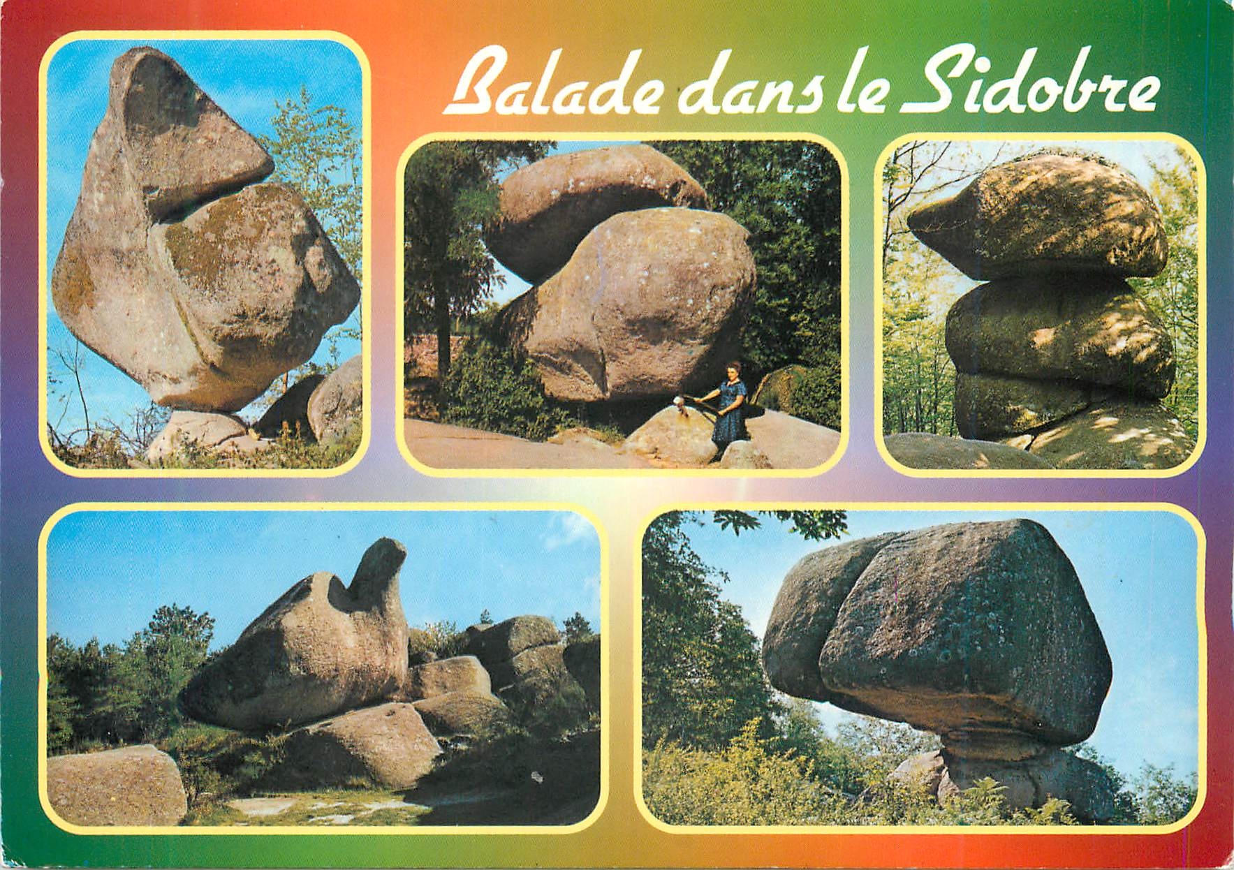 CPM En parcourant le sidobre (Tarn) rocher du verdier rocher tremblant