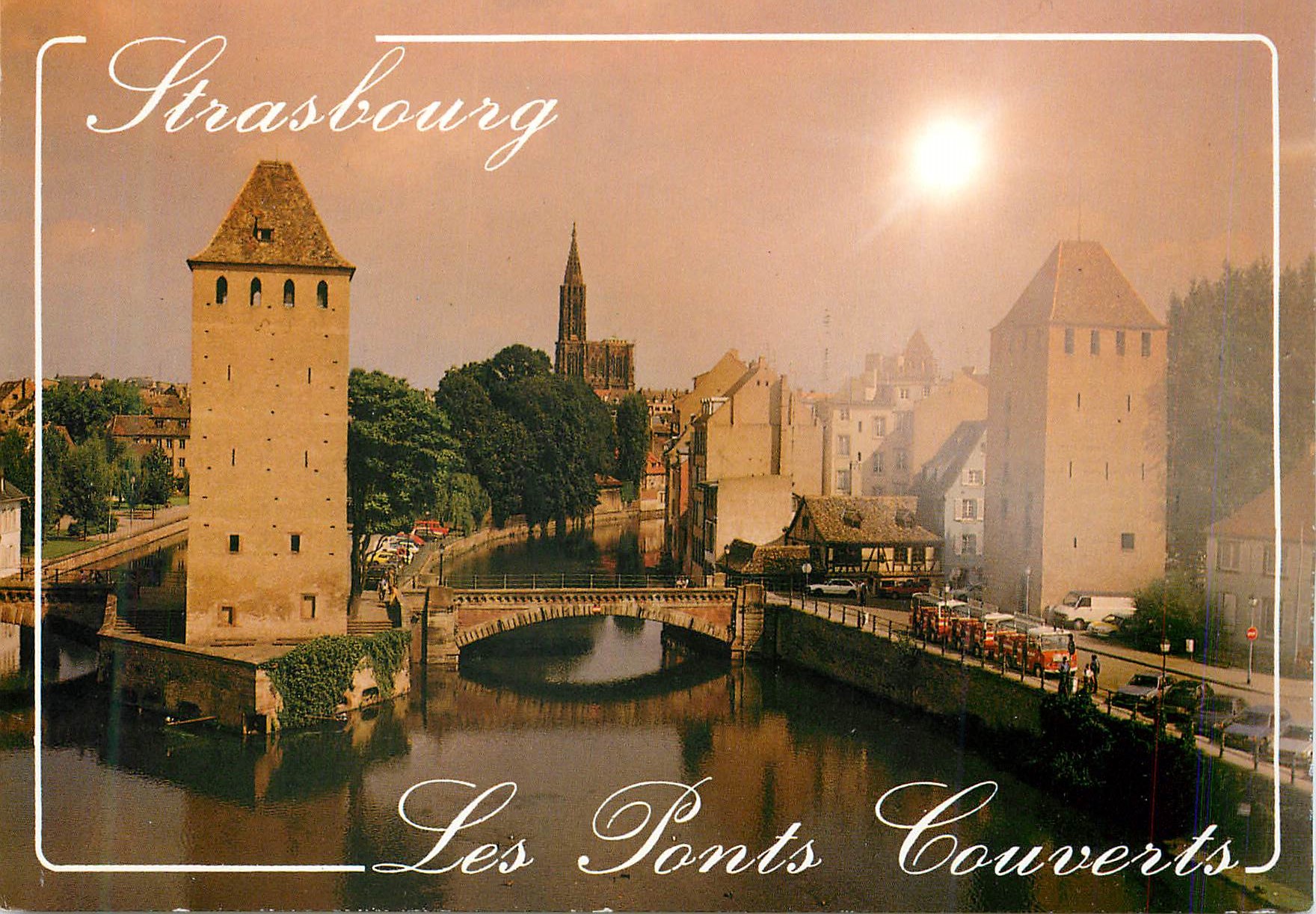 CPM Strasbourg (Bas rhin) l'ill et les ponts couverts