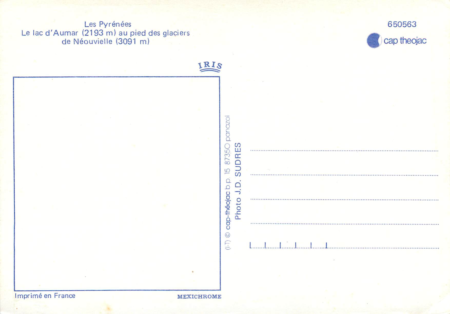 Les Pyrénées — Le lac d'Aumar (2193 m) au pied des glaciers de Néouvielle (3091 m) — cap theojac n°650563 — Reverso