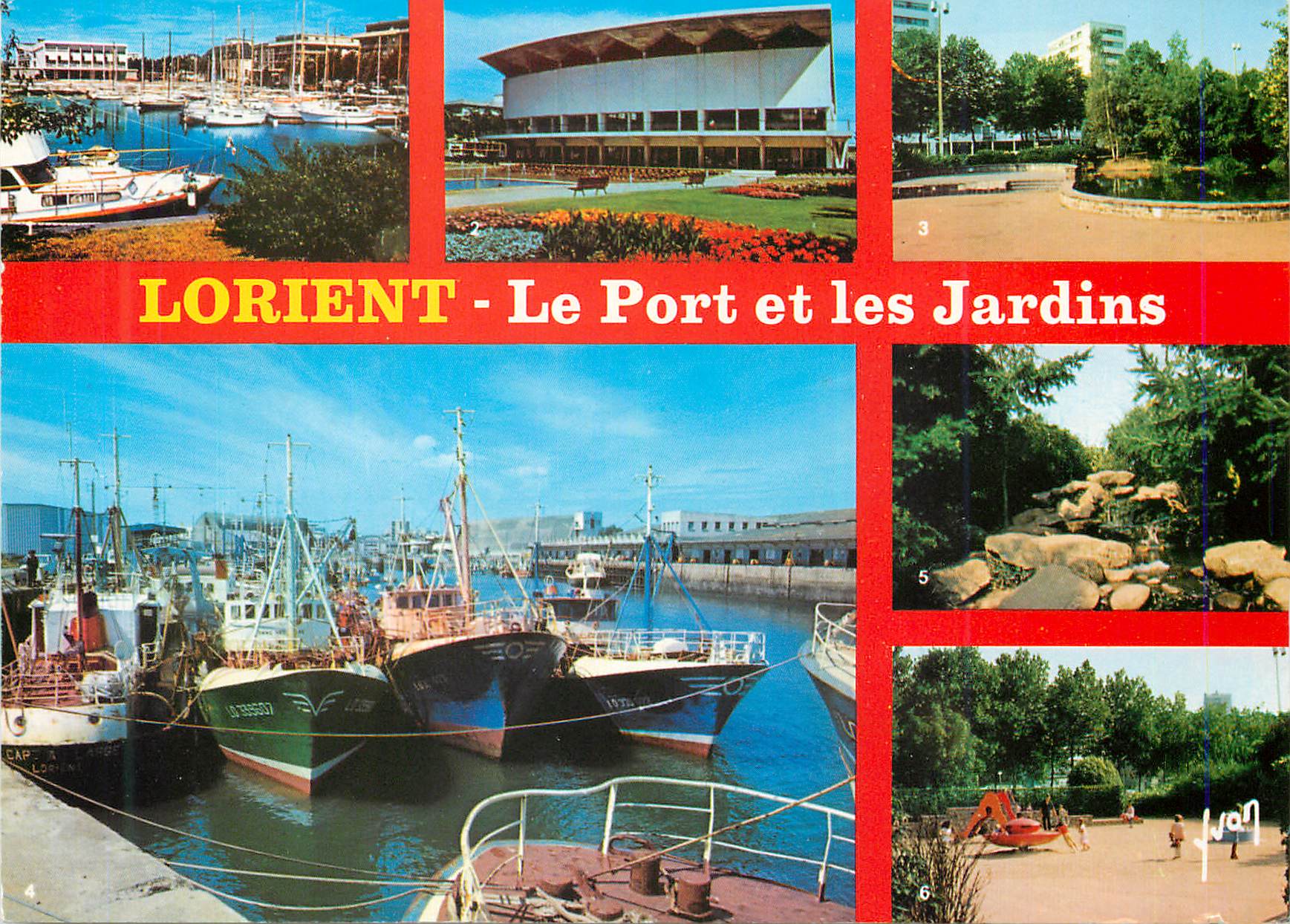 CPM Couleurs et lumiere de france la bretagne Lorient (Morbihan) le port de plaisance le palais des congres