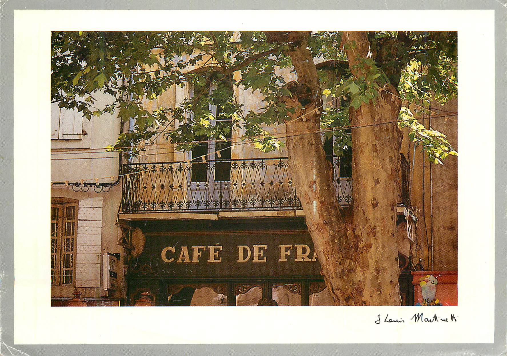CPM Cafe de france jena louis martinetti