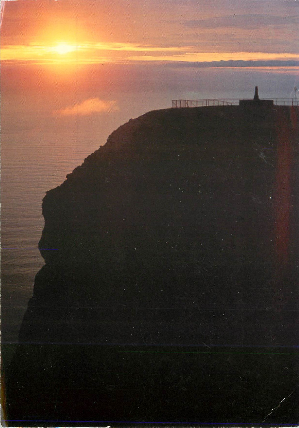 CPM Norway the norht cape profile in midnight sun
