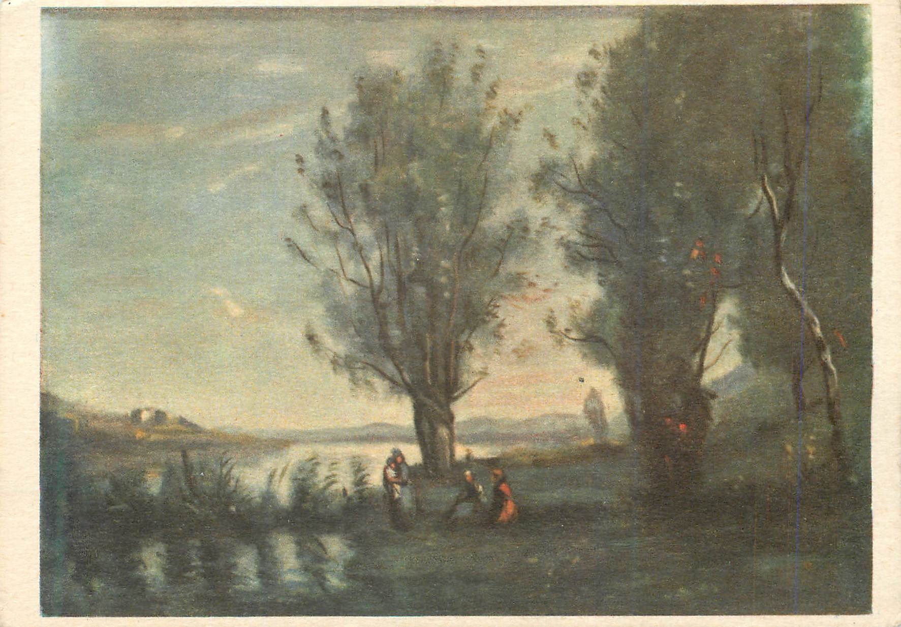 Scène de rivage — J.B.C. Corot 1796-1875 — Éditions Céline Paris, n° 039