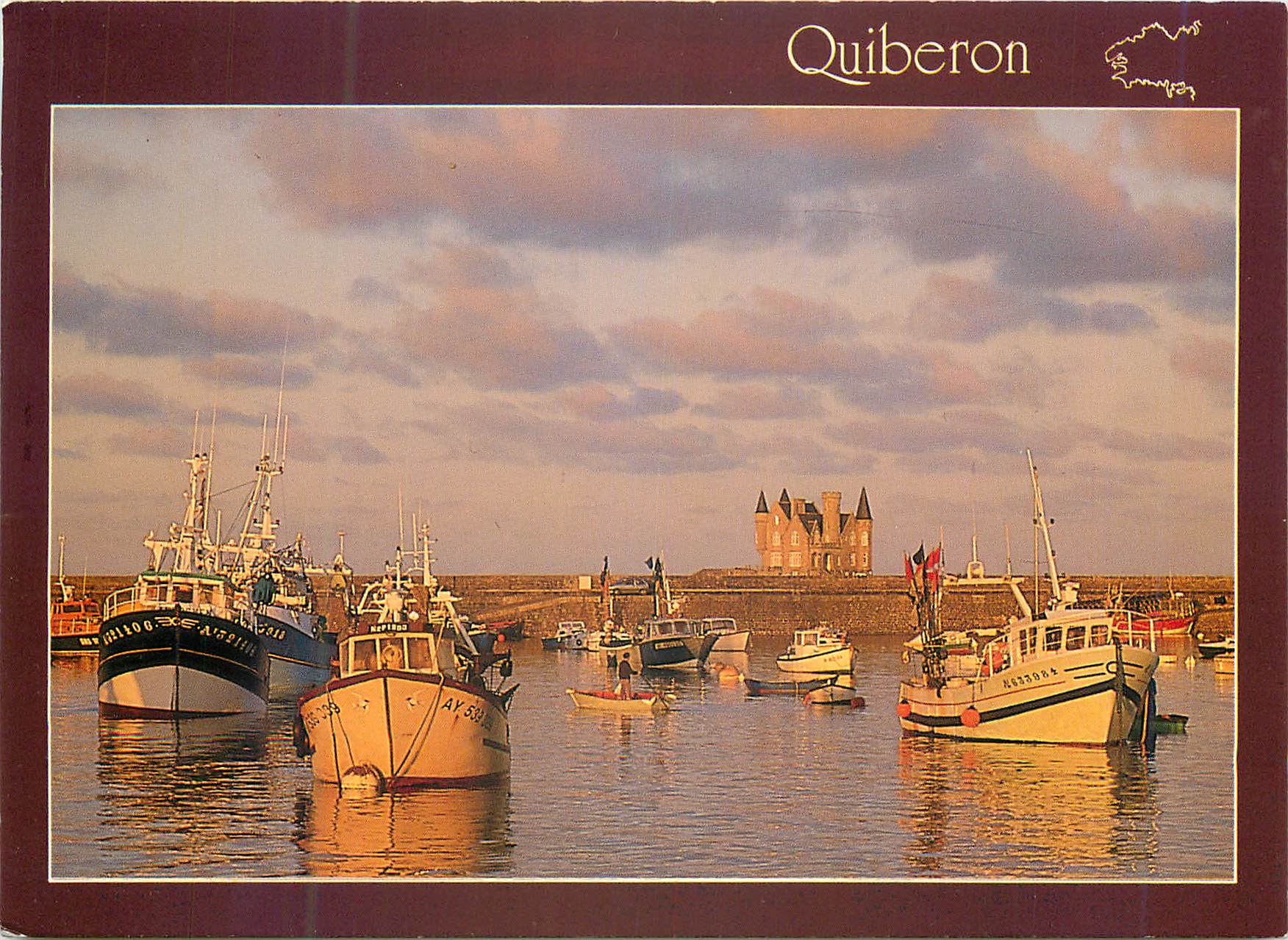 Quiberon — Port de pêche et château de Turpôt — Éditions Jos