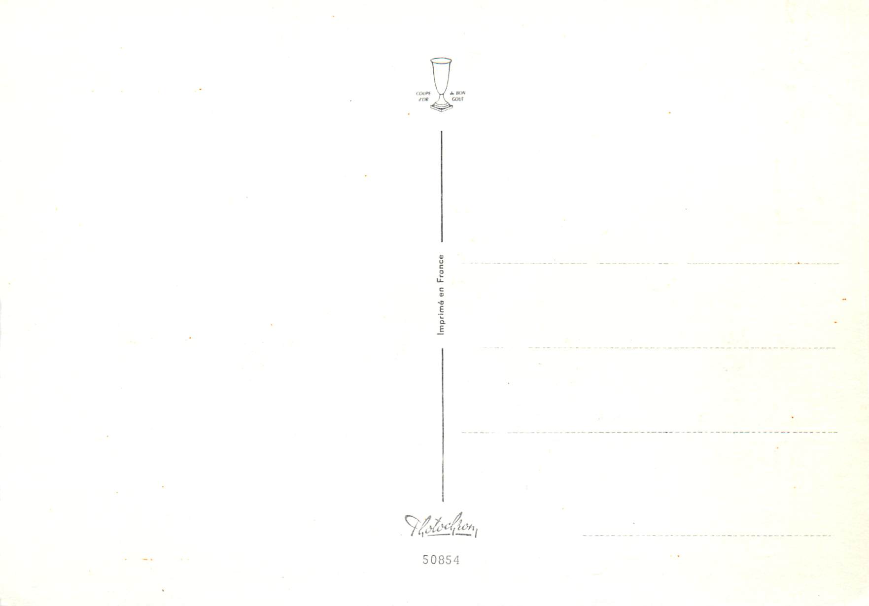CPM Bonne et heureuse annee — Verso