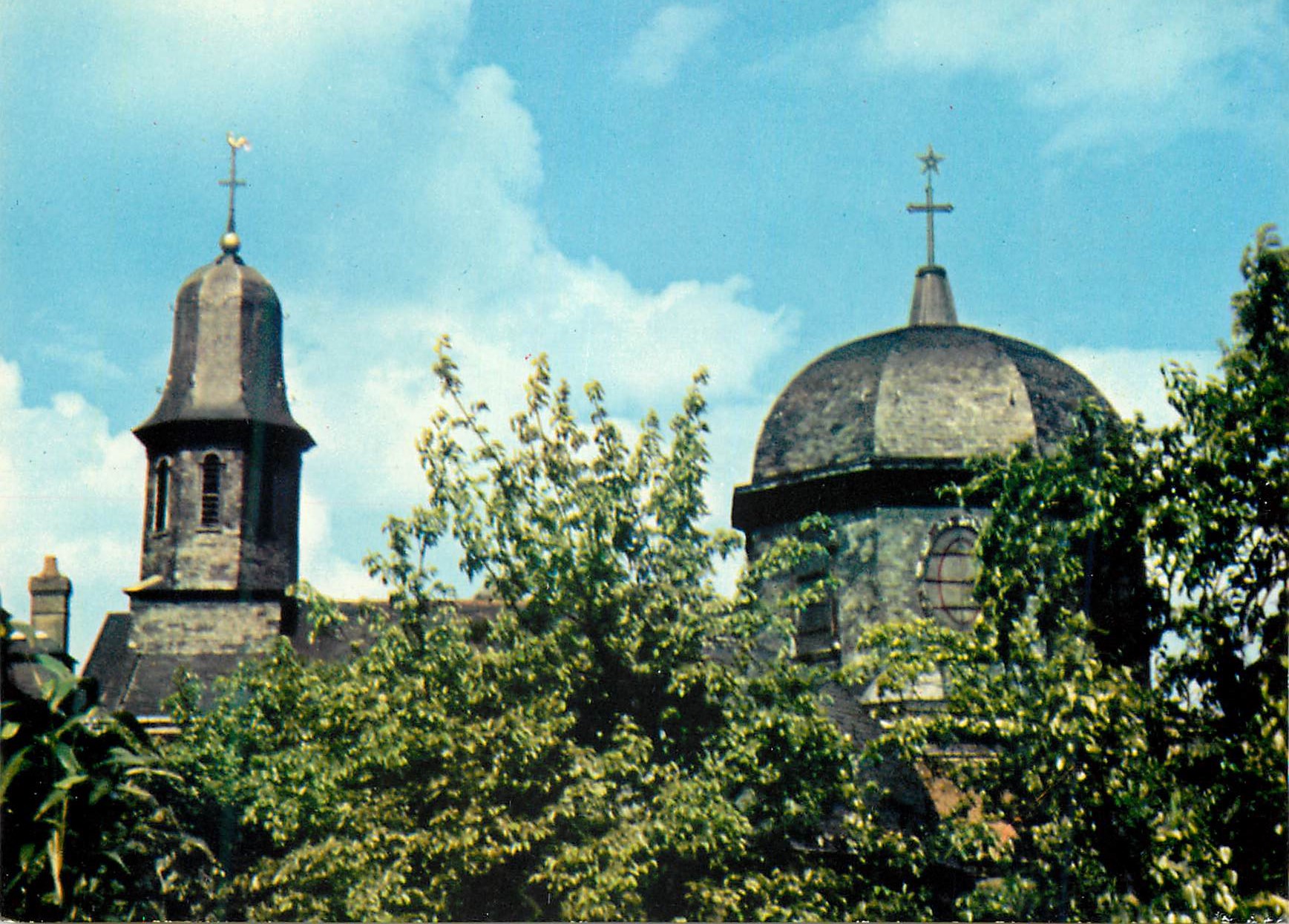 CPM Carmel de lisieux le clocher vu de la cloture