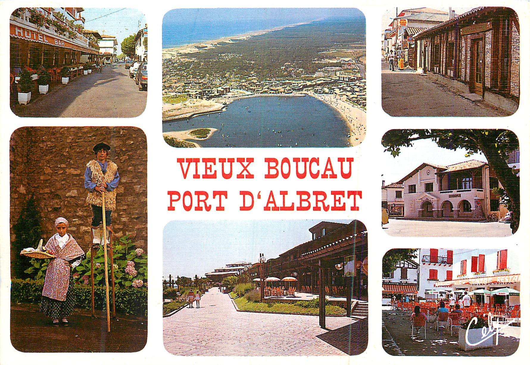 CPM Vieux boucau Port d'albret hotel de la cote d'argent les landais vue generale