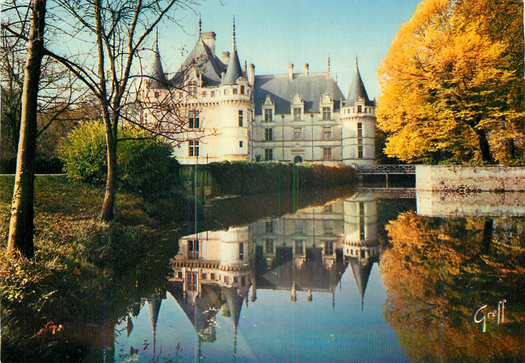 CPM Les chateaux de la Loire Azay le Rideau (I et L) chateau construit par Gilles berthelot