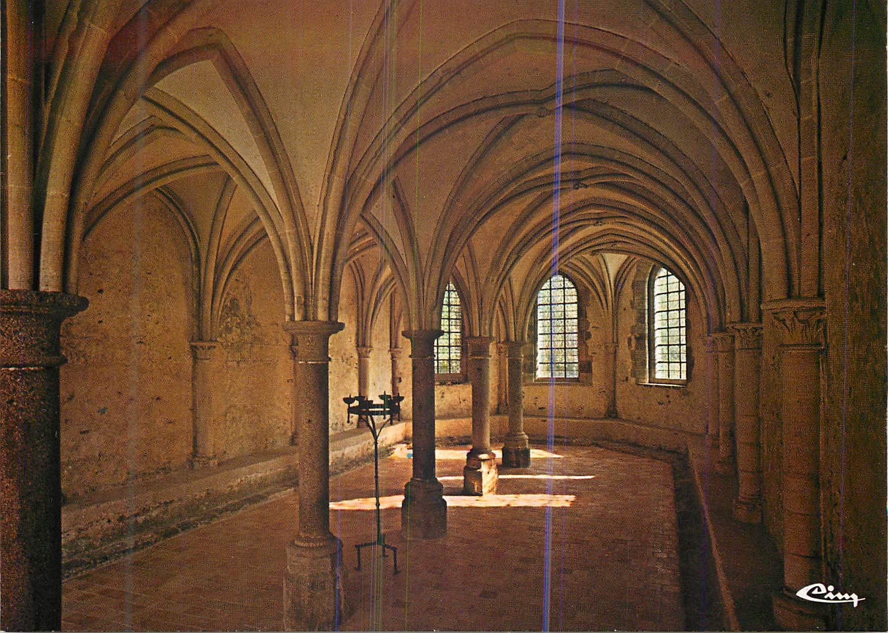 CPM Hambye (Manche) abbaye N D de Hambye salle du chapitre