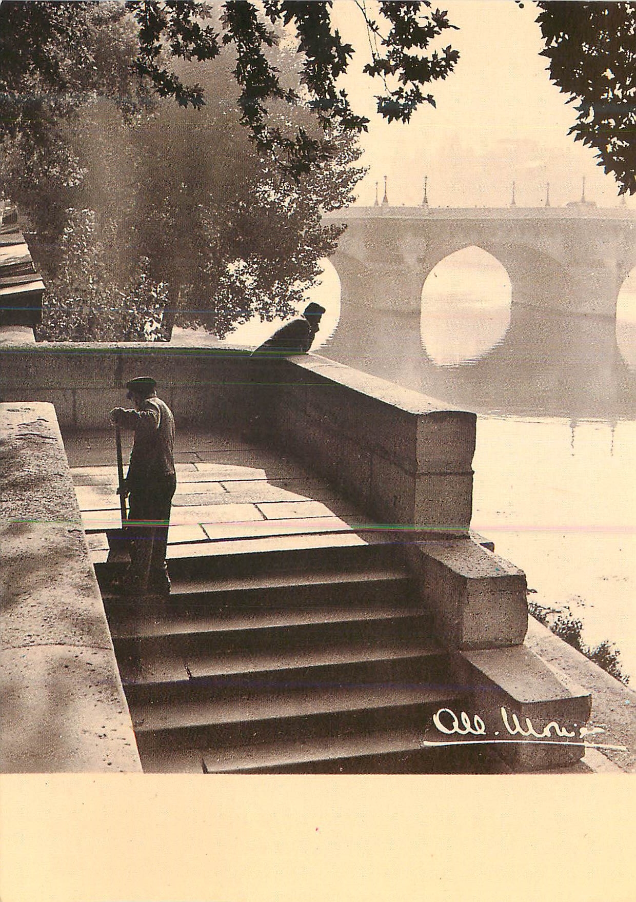 CPM Albert monier Paris toilette matinale