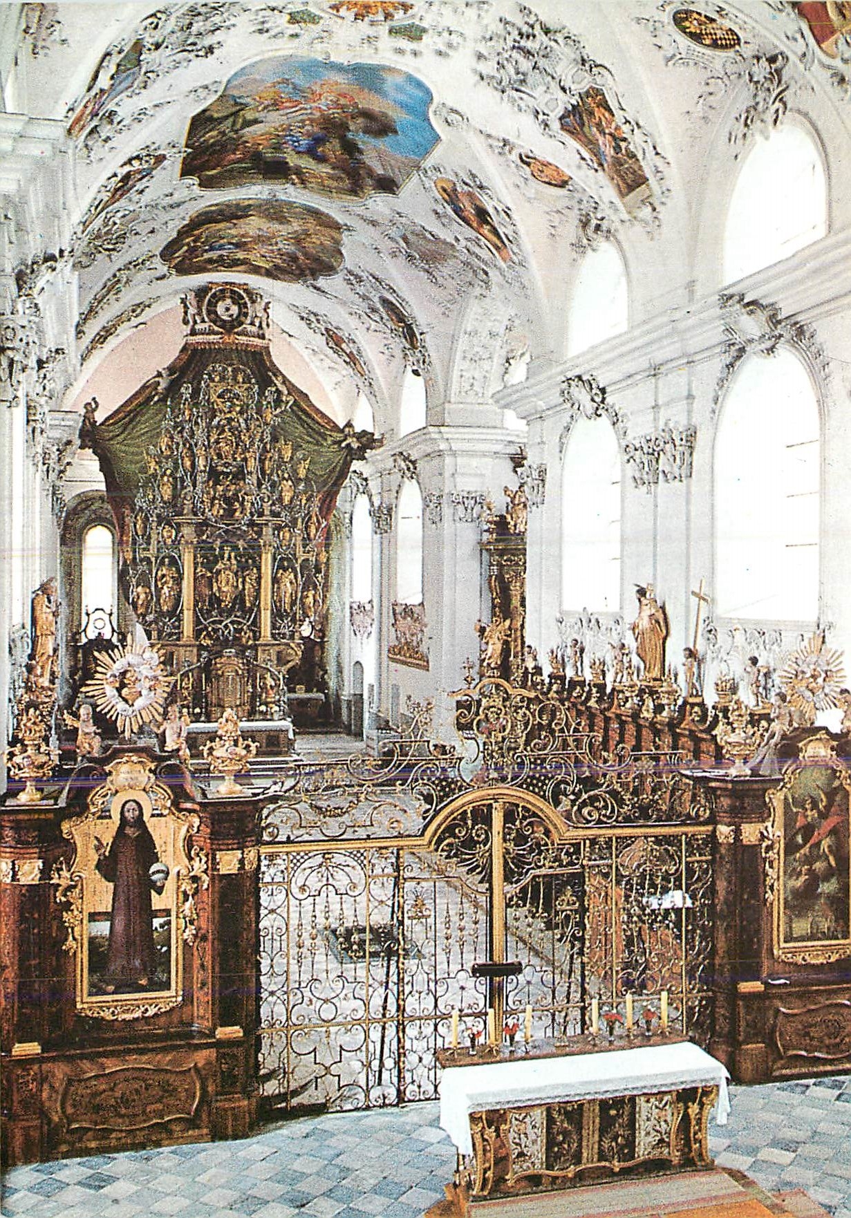 CPM Tirol stiff stams stiftskirche couvent stams dans le tyrol eglise collegiale