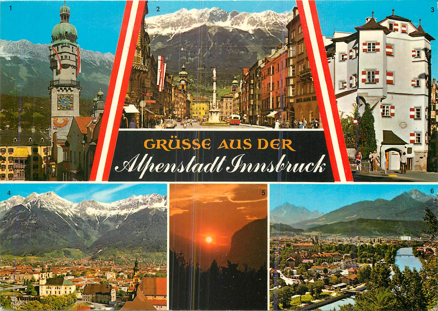 CPM Innsbruck Tirol austria stadturm und goldenes dachl