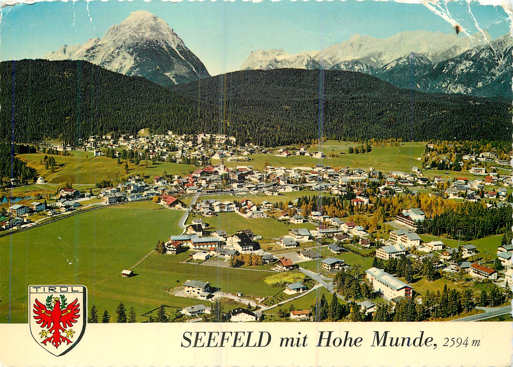 Seefeld mit Hohe Munde — Tirol, 2594 m — éditeur Alpina