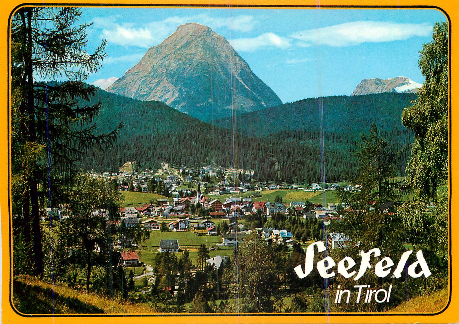 CPM Tirol seefeld 1200 m des sonnendorf mit hohe munde 2661 m