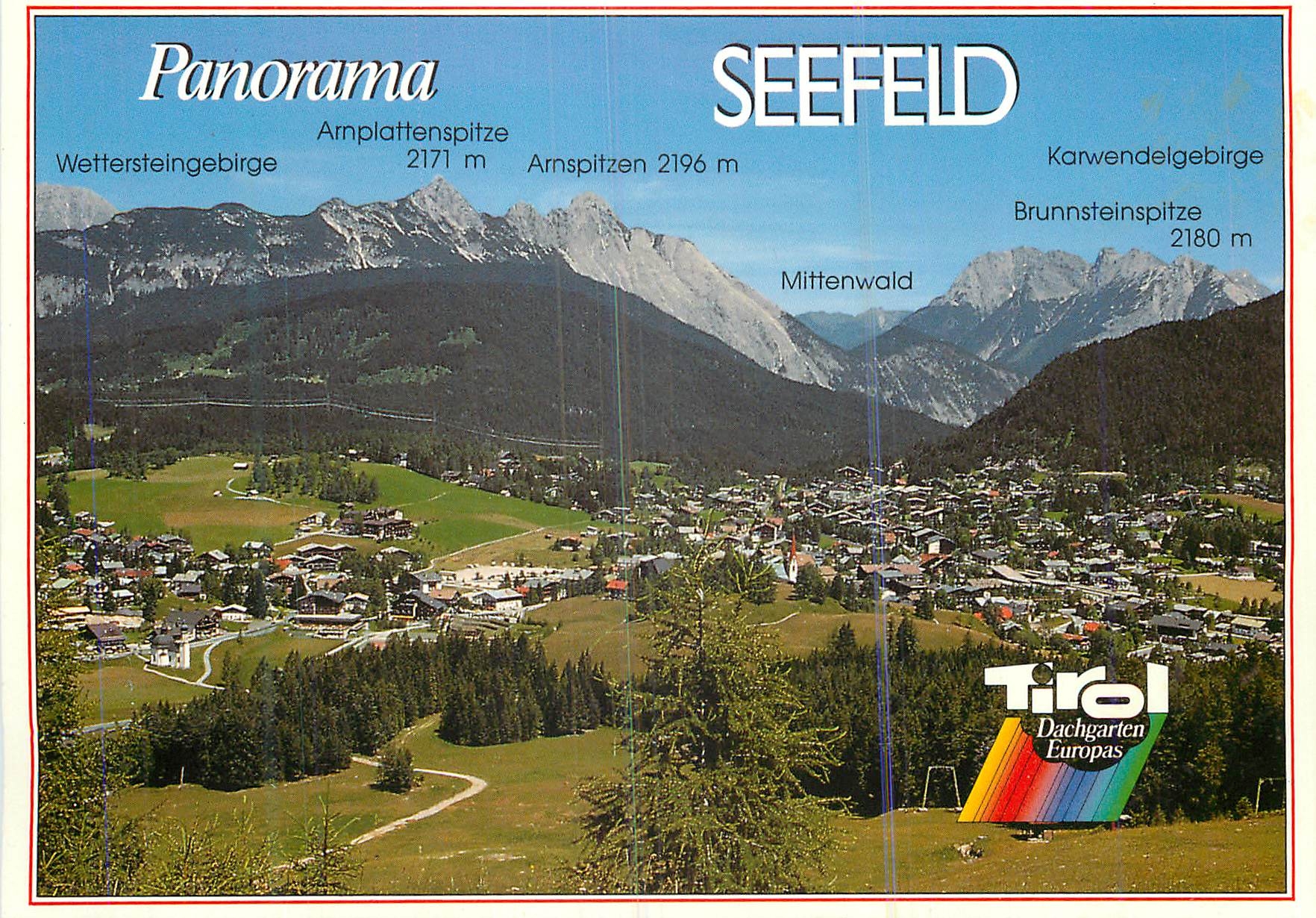 CPM Seefeld 1200 Tirol blick gegen arnpitze 2197 m und karwendelgebirge