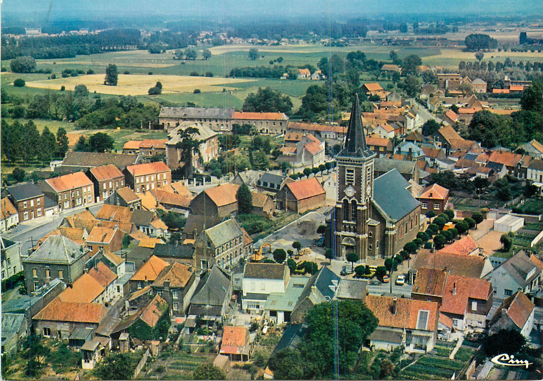 CPM Crespin (Nord) Vue generale aerienne