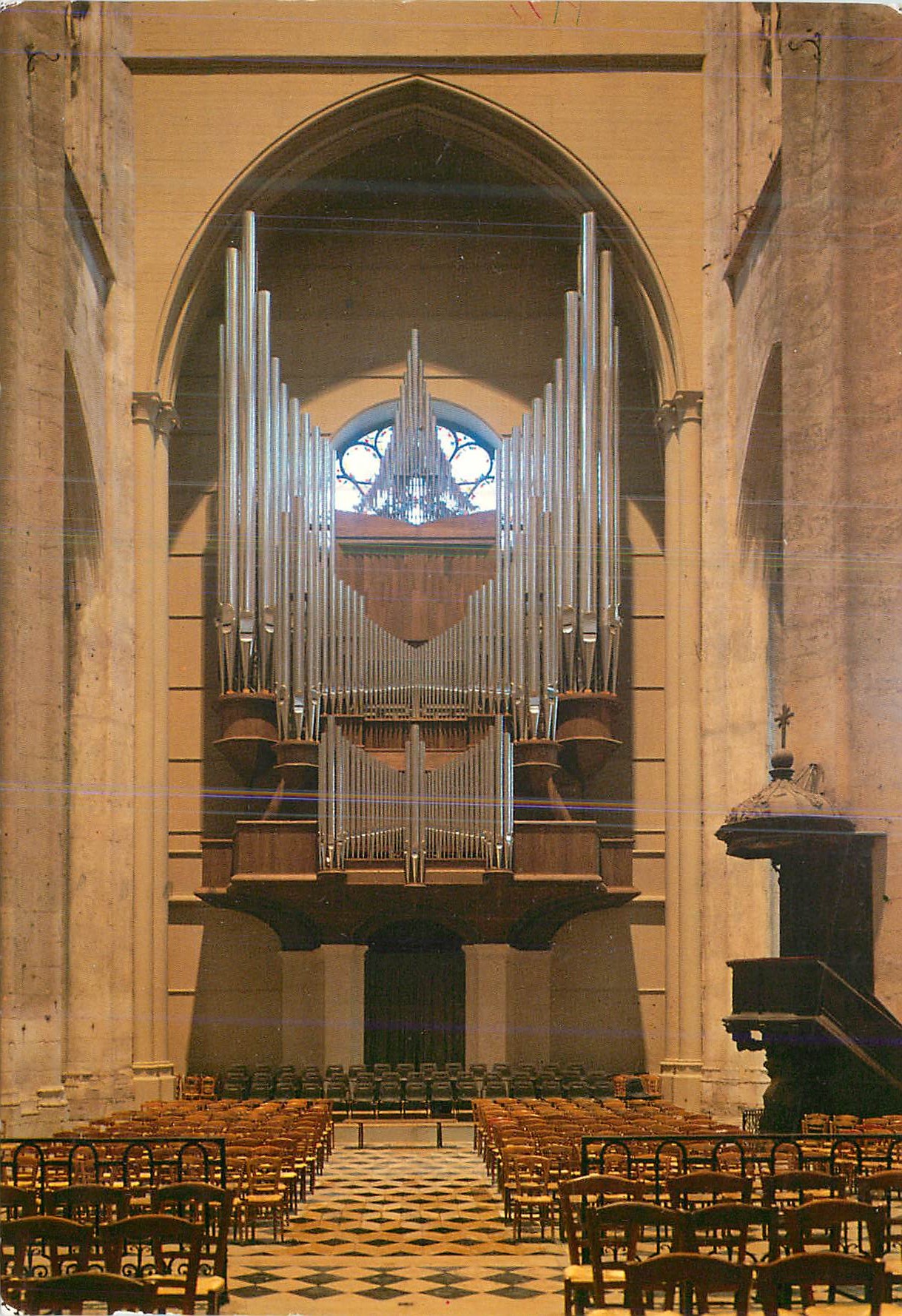 CPM Beauvais (Oise) Picardie Les Grandes Orgues de la Cathedrale Saint-Pierre Orgue